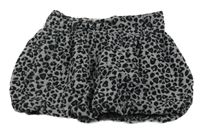 Sivá menšestrová balonová sukňa so vzorom Topolino