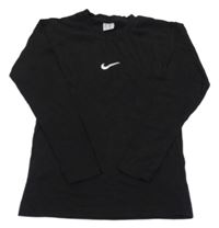 Černé triko s logem Nike
