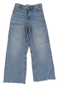 Modré wide leg rifle Lindex