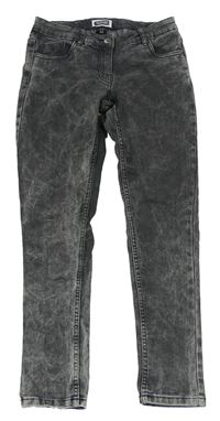 Tmavosivé plesňové skinny teplákové rifle zn. POCOPIANO