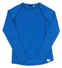 Modré funkční thermo triko crivit