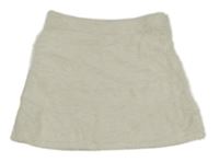 Smotanová chlpatá sukňa ZARA