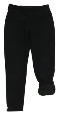 Černé teplákové zateplené legíny PRIMARK