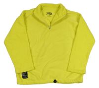 Citronová fleecová mikina s nášivkou ZARA