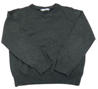 Tmavosivý melírovaný sveter M&S