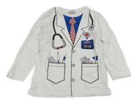 Bílé triko - doktor Kiki&Koko