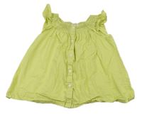 Světlezelená halenka s volánky H&M