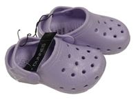 Nové - fialové třpytivé gumové nazouváky St. Bernard vel. 24