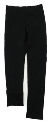 Čierne teplákové legíny H&M