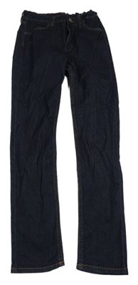 Tmavomodré skinny fit rifle H&M