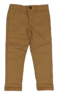 Hnedé chino plátenné nohavice St. Bernard