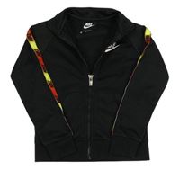 Černá sportovní propínací mikina s logem Nike