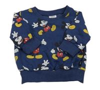 Tmavomodrá mikina s Mickeym Next