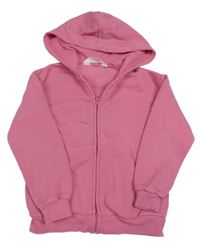 Ružová prepínaci mikina s kapucňou H&M