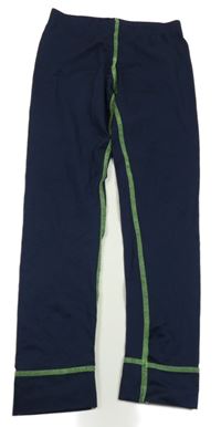 Tmavomodré spodní funkční kalhoty Crane