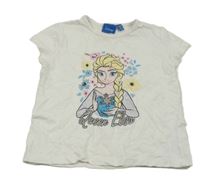 Bílé tričko s Elsou Primark