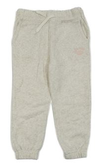 Béžové melírované tepláky s logom Old Navy