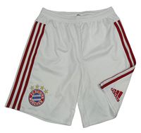 Bílé fotbalové funkční kraťasy - FC Bayern Mnichov Adidas