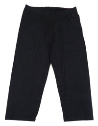 Čierne capri legíny Decathlon