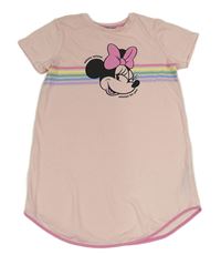 Svetloružová nočná košeľa s Minnie Primark