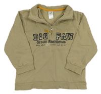 Béžová mikina s nápisom C&A