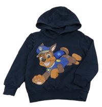 Tmavomodrá mikina s Tlapkovou patrolou a kapucňou Nickelodeon