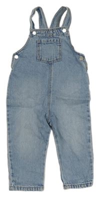 Světlemodré laclové rifle s kapsou Primark