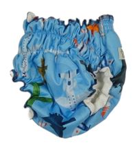 Modré plenkové plavky s letadly 