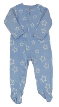 Modrý fleecový overal s hviezdami F&F