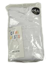 Nové - 5x bílá košilka George