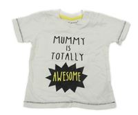 Bílé tričko s nápisem Primark