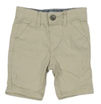 Smetanové plátěné chino kraťasy Primark