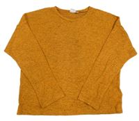 Medové melírované úpletové tričko Name it