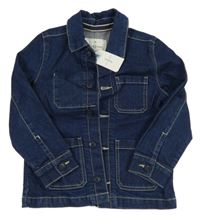 Nové - Tmavomodrá riflová košilová bunda Jasper Conran