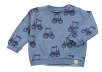 Modrá mikina s traktormi F&F