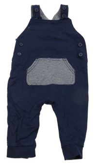 Tmavomodré laclové tepláky George