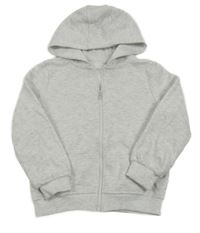 Svetlosivá melírovaná prepínaci mikina s kapucňou Primark