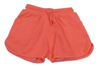 Neónově ružové teplákové kraťasy Next