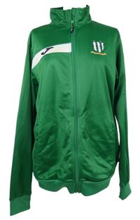 Pánská zelená sportovní propínací mikina s erbem Joma 