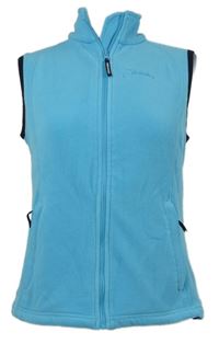 Dámská světlemodrá fleecová vesta 