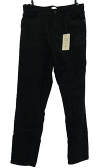 Nové - Dámské černé manšestrové kalhoty Don´Think Twice 