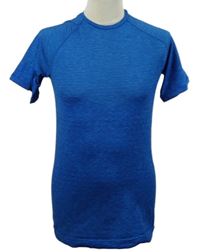 Pánske modré melírované športové funkčné tričko Energetics