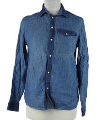 Pánska modrá rifľová boyfriend fit blúzka G-Star RAW