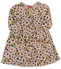 Svetloružové bavlnené šaty s Minnie Disney