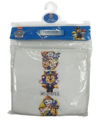 3x bílý nátělník s PAw PAtrol Nickelodeon