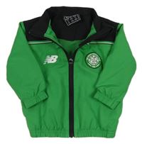 Černo-zelená šusťáková sportovní bunda Celtic New Balance