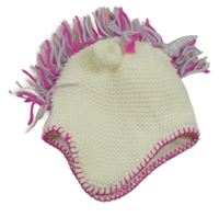 Smotanová čapica s třášněmi a rohem