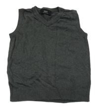 Tmavosivá pletená vesta Next