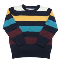 Farebný pruhovaný sveter C&A