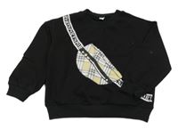 Čierna mikina s ledvinkou